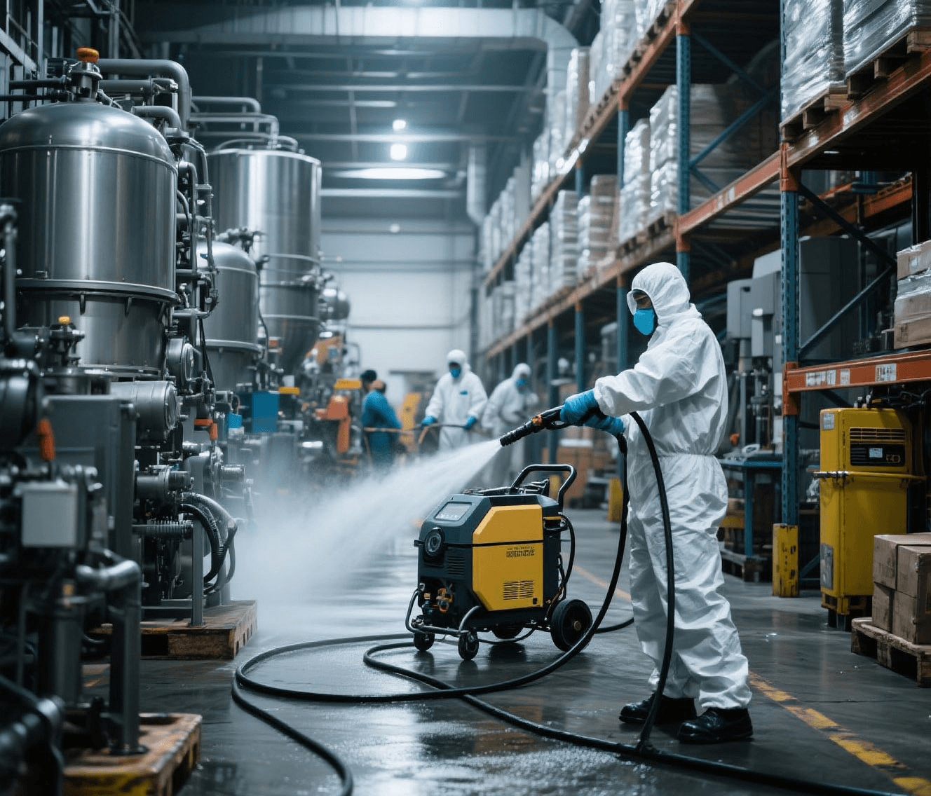 Industrial cleaning